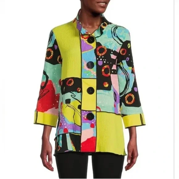 💛💜Colorful Women's Jacket💜💛 - Picture 1 of 7